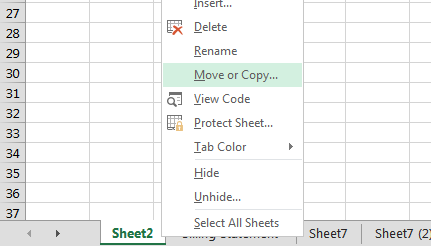 Prebacivanje, premještanje ili kopiranje  radnog lista iz jedne radne knjige u drugu radnu knjigu Excela